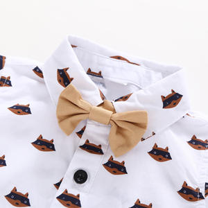 Conjunto de Ropa de Estilo Caballero para Bebé Niño, 3 Piezas, Ropa para Bebé de China, Productos para Bebés de Shanghái - Product Image 3