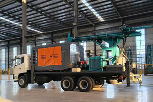 UNIQUE 200m Hydraulic Water Well <b>Drilling</b> Rig Truck Mounted Borehole <b>Drilling</b> Machine - Product Image 6