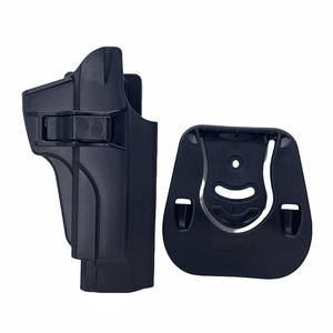 Hoge Kwaliteit Pbb92 Injectie Polymeer Materiaal Tactische Verbergen Holster Tas Duurzaam 60 ° Paddle + 60 ° Riem Clip - Product Image 1