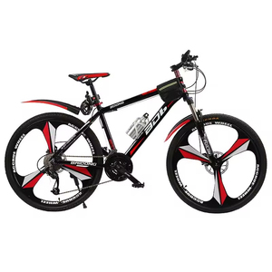 Bicicleta de Montaña Portátil para Niños, Acero con Alto Contenido de Carbono, <span class=keywords><strong>Horquilla</strong></span> de Suspensión Reforzada, Estabilidad, Doble Freno de Disco, <span class=keywords><strong>27</strong></span> Velocidades, Cuadro Totalmente Amortiguado - Product Image 4