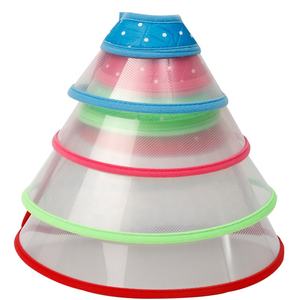 Collar de perro personalizado ajustable transparente Collar de tocado de lujo para mascotas Elizabeth Circle - Product Image 2