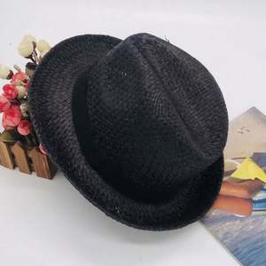 2025 New Arrival Summer Natural Hand Woven Raffia <b>Straw</b> <b>Fedora</b> Hat for Women Men Casual Travel Beach Vacation Sunshade Sun Hat - Product Image 5