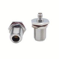 Adaptateur RF N femelle prise de montage de cloison vers prise mâle SMA connecteur adaptateur coaxial coaxial droit