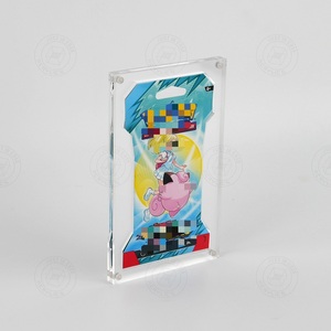 Acrylic Pokm Pack <b>Display</b> Stand with Custom Logo Easy Assembly Modern Design - Product Image 1