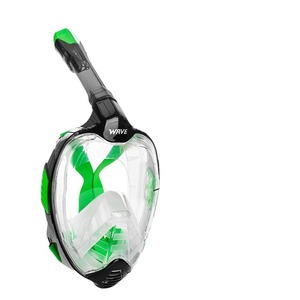 Masque de plongée intégral à une fenêtre en verre trempé, système Dry Top, pour la plongée en apnée et les sports nautiques, taille universelle pour adultes - Product Image 4