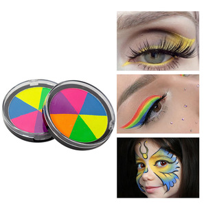 Peinture pour le visage et le corps à base d'eau, néon, 6 couleurs, non toxique, sans danger pour les <span class=keywords><strong>enfants</strong></span>, pour <span class=keywords><strong>Halloween</strong></span>, <span class=keywords><strong>maquillage</strong></span> cosplay - Product Image 3