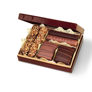 Ribbon <strong>Rectangle</strong> Luxury High End Valentines <strong>Chocolate</strong> Truffle Boxes <strong>Packaging</strong> Custom Empty <strong>Chocolate</strong> Box - Product Image 4