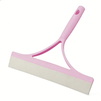Raclette de douche en plastique de 10 pouces, outil de nettoyage de vitres de voiture à main avec raclette à glace et pulvérisateur pour fenêtres, carrelage, miroir