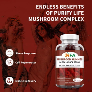 กัมมี่เห็ดพลังสูงผสมเห็ดหลินจือ รสราสเบอร์รี่ธรรมชาติ ช่วยเสริมสร้างการเรียนรู้และฟื้นฟูกล้ามเนื้อ - Product Image 6