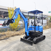 Mini-excavatrice chinoise de 1 à 1,5 tonne pour moteur haute performance avec pompe et engrenages