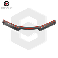 Nouveau Corvette C8 Z06 fibre de carbone 5V5 Style aile arrière en Fiber de carbone aileron arrière séparateur de lèvre pour Chevrolet Corvette C8 Z06 2023 +