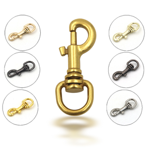 Correas para mascotas, hebilla de resorte, gatillo giratorio, ganchos a presión para correa de perro, collar, bolso - Product Image 1