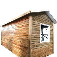 Maison préfabriquée mobile avec construction en acier respirant pour utilisation en supermarché