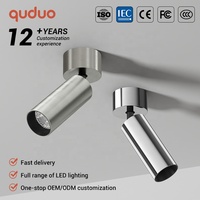 Spot LED COB encastré au plafond en aluminium argenté 10W pour magasin commercial, bureau, salle d'exposition, économie d'énergie