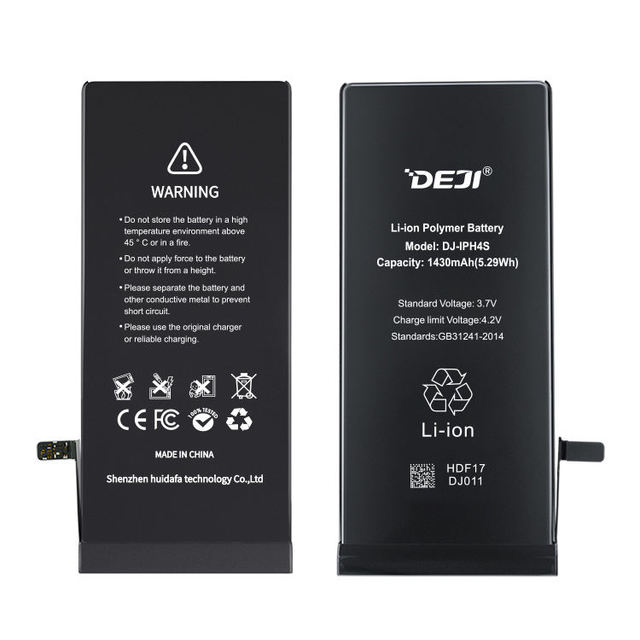 DEJI Factory Direct OEM Battery New Cycle Replacement Mobile FCC Certified Battery for iphone 4s
