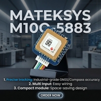 Module GNSS GPS MATEKSYS M10Q-5883 avec boussole QMC5883L intégrée, moteur M10, antenne patch 15x15mm pour drone FPV RC et avion
