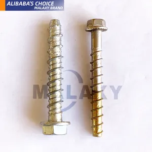 MALAXY Yh Heavy Duty Flanged Hex Head Self Tapping Concrete Screws M10 Self Tapping Bolt