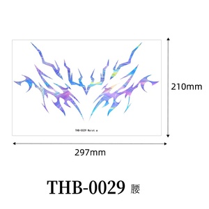 สติกเกอร์ลายสักพิมพ์ลายน้ำสีม่วงลายกลุ่มนักล่าแม่มดอนิเมะยุโรปอเมริกาข้ามพรมแดน ลายเด็กชายปีศาจ - Product Image 5