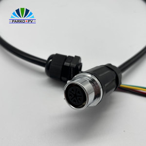 LP20 industri otomotif tali pengaman 2/4/5/9/12 Pin tahan air 300V seng logam campuran jaket PC listrik kabel konektor kawat - Product Image 2