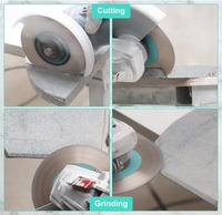Lame de Scie Diamantée X-Turbo de Haute Qualité 115mm pour la Coupe et le Meulage du Granit, Marbre, Carrelage, Super Disque de Coupe pour Porcelaine et Céramique
