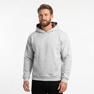 Sudadera con capucha ecológica de invierno con cremallera, estilo urbano hip hop, 100% poliéster, estampada con serigrafía, etiqueta personalizada, forrada, venta al por mayor - Product Image 1