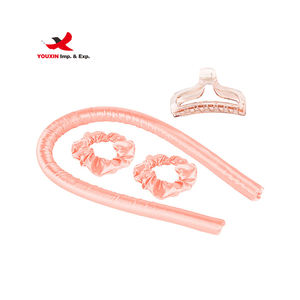 Ensemble de rouleaux à cheveux en plastique et en nylon pour la coiffure en salon, DIY, styles de cheveux longs et courts, sans chaleur, création de volume, avec pinces - Product Image 4