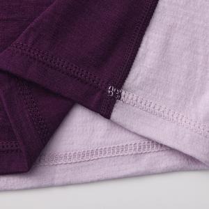 Couleurs assorties Chemise à col ras du cou en <span class=keywords><strong>laine</strong></span> mérinos pour femmes-Couche <span class=keywords><strong>de</strong></span> base respirante pour les voyages <span class=keywords><strong>et</strong></span> un usage quotidien - Product Image 3