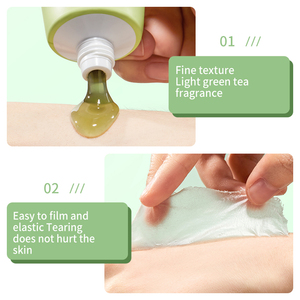 Masque exfoliant BIOAQUA au thé vert bio pour le visage et le nez, élimine les points noirs - Product Image 2