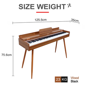 Cademe bán buôn Đàn piano điện tử âm nhạc Bàn phím đàn piano điện 88 phím trọng đàn piano kỹ thuật số cho Trung Quốc - Product Image 2