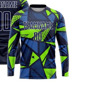 Nueva Camiseta <span class=keywords><strong>de</strong></span> Fútbol <span class=keywords><strong>de</strong></span> Manga Larga con Diseño Gráfico, Ligera, Transpirable, <span class=keywords><strong>de</strong></span> Secado Rápido, Ropa Deportiva <span class=keywords><strong>de</strong></span> Alto Rendimiento para Entrenamiento al Aire Libre - Product Image 2