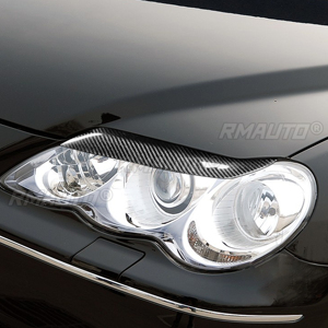 1 par de cubiertas decorativas para faros delanteros de coche, de fibra de carbono real, para Toyota Reiz 2004 2005 2006 2007 2008 2009 - Product Image 6