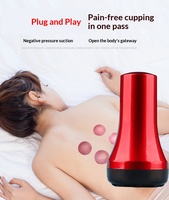 Appareil de massage Gua Sha électrique intelligent pour la maison, à ventouses, à pression négative, rechargeable par USB, avec contrôle de la minuterie pour le massage du dos