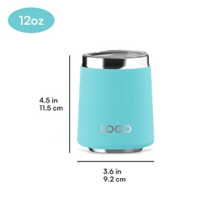 Food Grade 12oz Insulated Stainless Steel <strong>Tumbler</strong> Wholesale Vacuum Insulated <strong>Wine</strong> <strong>Tumbler</strong> - Product Image 5