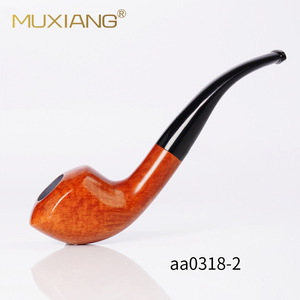 Muxiang Tobacco Pipe Bent Type aa0318-2 Smoking Pipe - Product Image 1