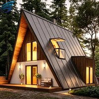 Maison préfabriquée Tiny House Villa, structure en acier léger, chambre, salle de bain, cuisine, design moderne, écologique, solution clé en main pour les stations balnéaires