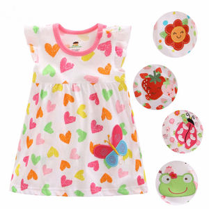 Europeo di Cotone Stampato Sveglio Del Bambino Del Vestito Del Bambino Del Vestito Dalla Ragazza - Product Image 1