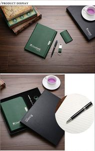 Estuche para Tarjetas de Visita Personalizado, Llavero, Bolígrafo de Metal de Lujo y Juego de Cuaderno, Juego de Regalo Empresarial para Oficina - Product Image 2