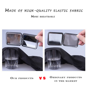 Maglietta sportiva da ginnastica traspirante con Logo personalizzato T-Shirt sportiva a compressione traspirante con Logo T-Shirt compressa da uomo - Product Image 5