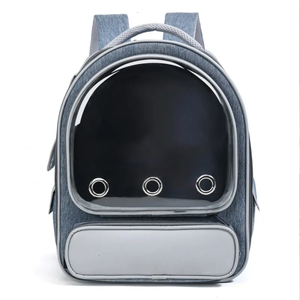 Large Capacity Pet <b>Carrier</b> Backpack Portable Breathable Double Shoulder Bag for Cats <b>Dogs</b> Rabbits Outdoor Travel Pet Bag - Product Image 1