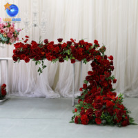 Chemin de Table à fleurs en soie pour mariage, LFB2099-3