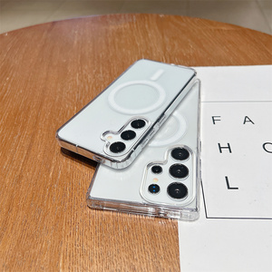 Custodia Magnetica Wireless Trasparente Antiurto per Samsung Galaxy S25 S24 S23 S22 S21 <span class=keywords><strong>Plus</strong></span> S25 S24 S23 S21 FE Ultra - Product Image 2