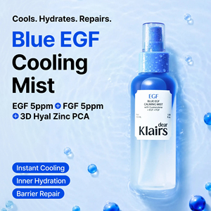 [Dear, Klairs] Brume bi-phase apaisante EGF bleue pour le visage et le corps 100ml pour un effet rafraîchissant instantané et une hydratation légère - Product Image 4