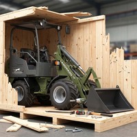Kostenloser Versand: 4-Rad-Kompaktlader für den Heimgebrauch – Leistungsstarker Frontlader mit importiertem Motor, multifunktional und anpassbar für die Weide