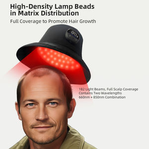 Cappello per la Crescita dei Capelli con LED 650nm 850nm OEM/ODM, Massaggiatore per la Testa da Casa per Uomini/Donne - Product Image 3