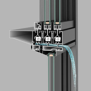 หน้าต่างบานเลื่อนกันยุงแบบกระจกนิรภัยสองชั้น กรอบอลูมิเนียมอัลลอยด์ทันสมัย ยี่ห้อ EBON - Product Image 5