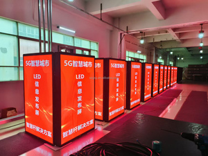 Poteau multifonctionnel pour ville intelligente, poteau d'éclairage public intelligent IP65 avec contrôleur intelligent, WiFi, CCTV, écran LED, colonne <span class=keywords><strong>sonore</strong></span> - Product Image 5
