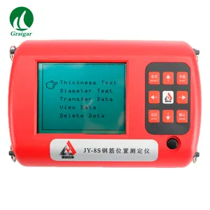 JY-8S Beton Wapening Locator Scanner Dekkingmeter Ferromagnetische Objecten Finder Raster Scan Beton Versterking Detector Met Lcd