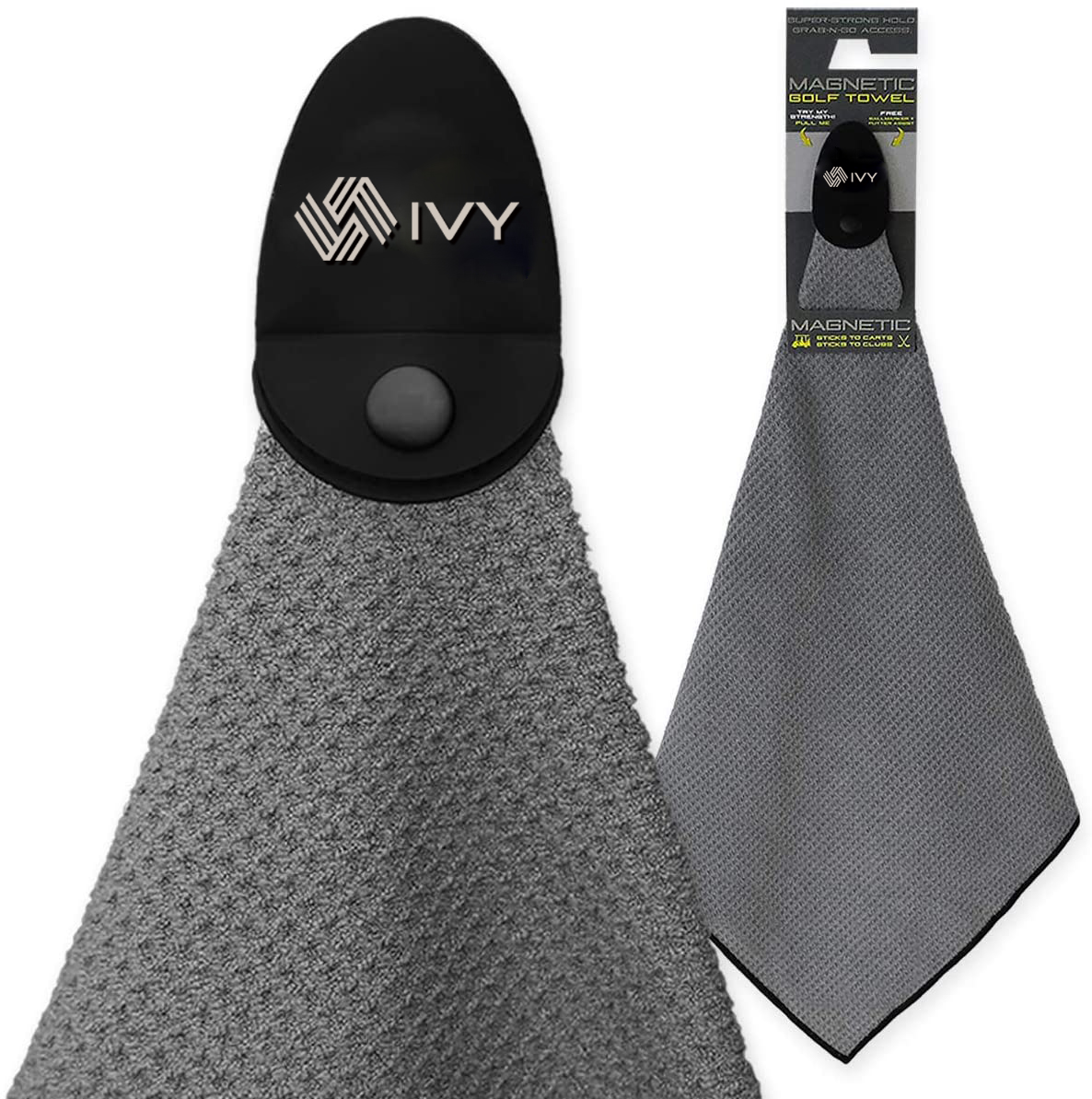 Новый дизайн, абсорбирующее быстросохнущее магнитное полотенце из микрофибры, Вафельное полотенце, магнитное полотенце из микрофибры с пользовательским логотипом