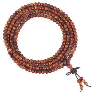 Burmese Rosewood <b>Bracelet</b> 216 Beads 4mm Sandalwood Unisex Traditional Chinese Style Jewelry Everyday Wear - Product Image 4