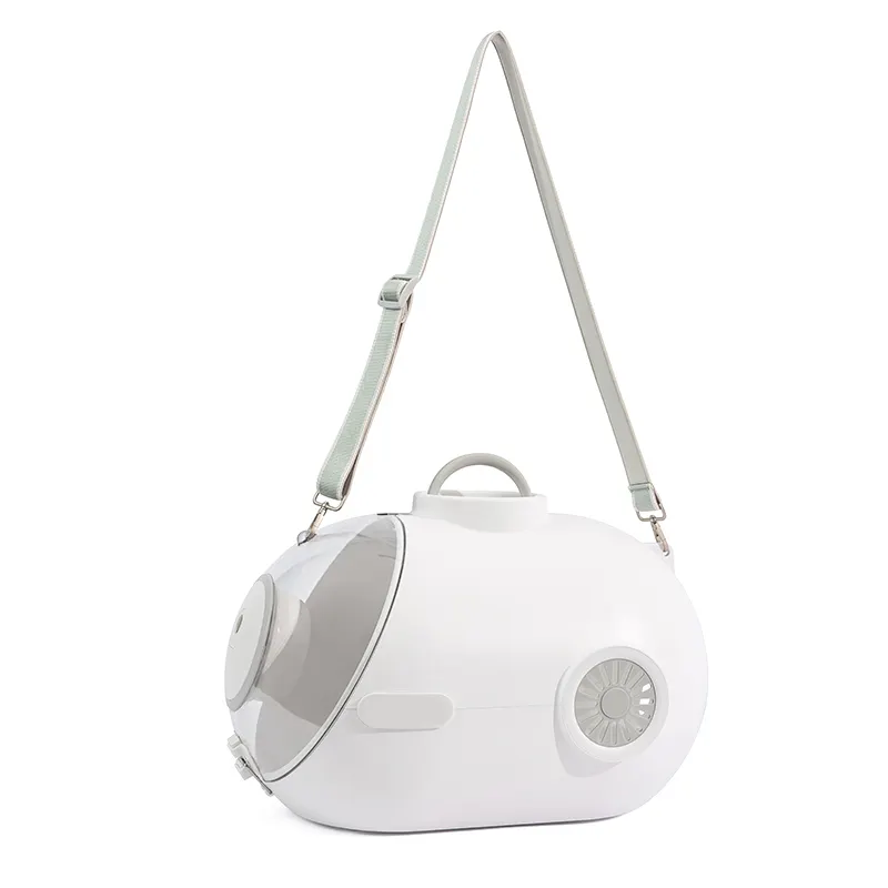 Cute Portable Pet Backpack Breathable Hollow Cat Capsule Travel Bag with Shoulder Strap Pet Bag
